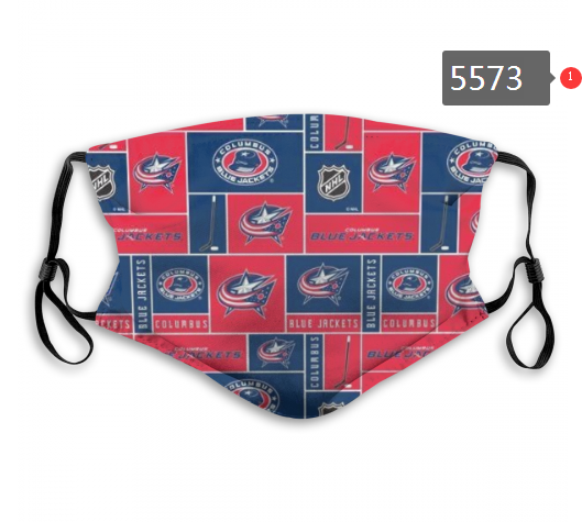 2020 NHL Columbus Blue Jackets Dust mask with filter